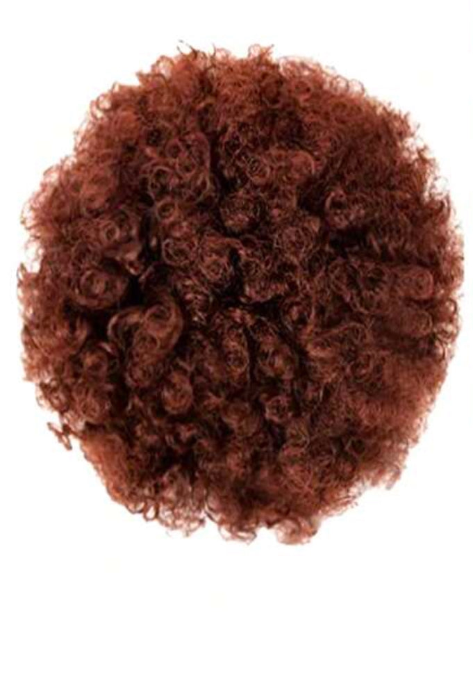 Queue de Cheval Kinky - Afro Puff 8" - Rouge foncé