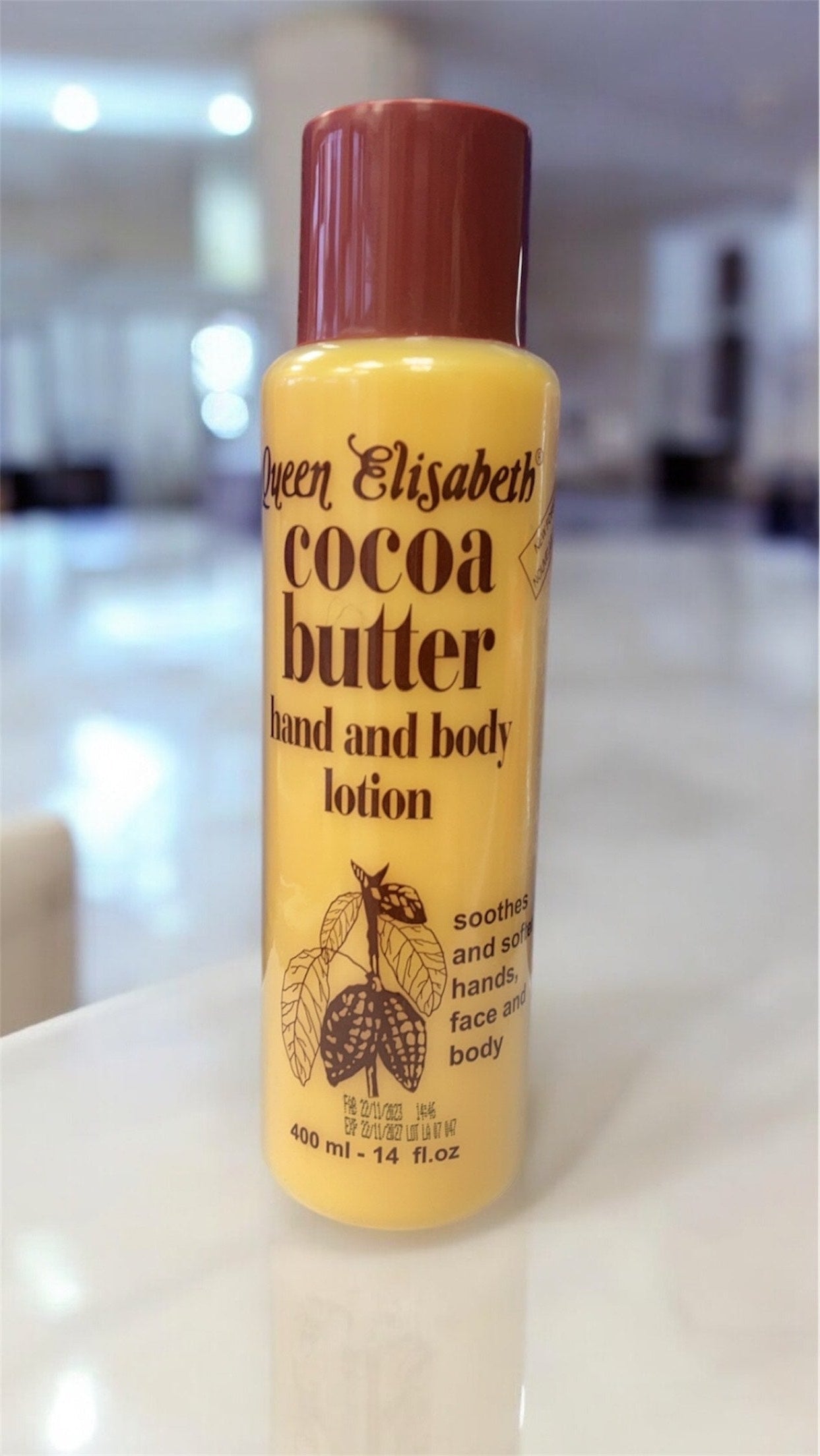 Queen Elizabeth Cacao Butter Hand and Body