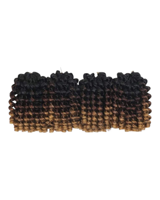 Mèches Crochets - Jamaican - Bouclés - Ombré 8"